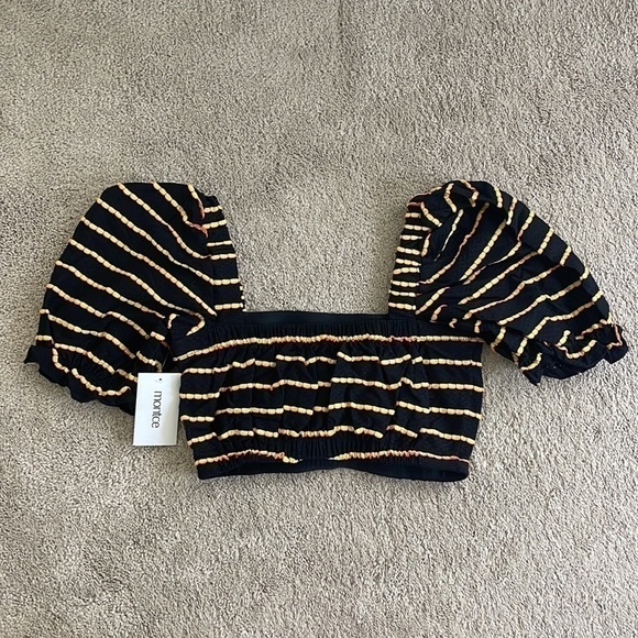 Montce Swim Rasta Scallop Marcela Bikini Top *NWT* - Picture 6 of 8